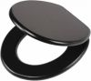 Tiger Toiletbril Leatherlook MDF zwart 252540746 online kopen